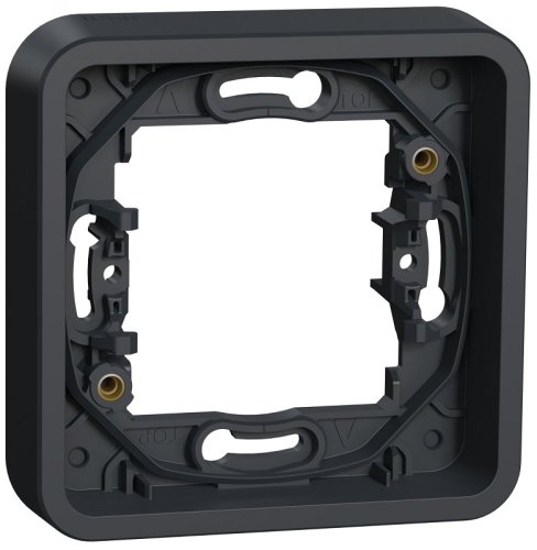 Рамка горизонтальная Schneider Electric Mureva Styl 1-м. IP55 антрацит картинка